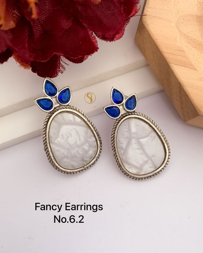 19 Party Wear AD Diamond Fancy Earrings Wholesale Shop in Surat
